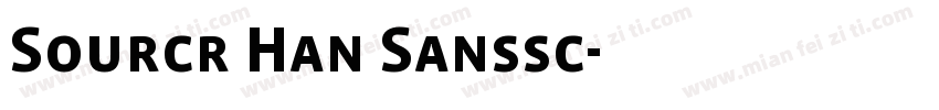 Sourcr Han Sanssc字体转换